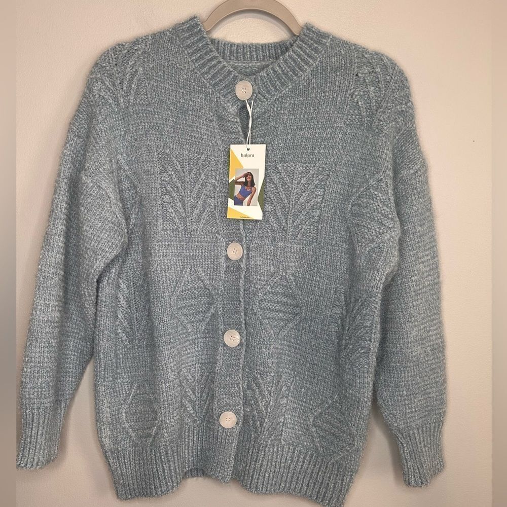 Halara Cable Knit Cardigan NWT